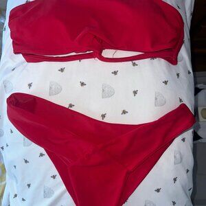 Zaful Bandeau Strapless Bikini